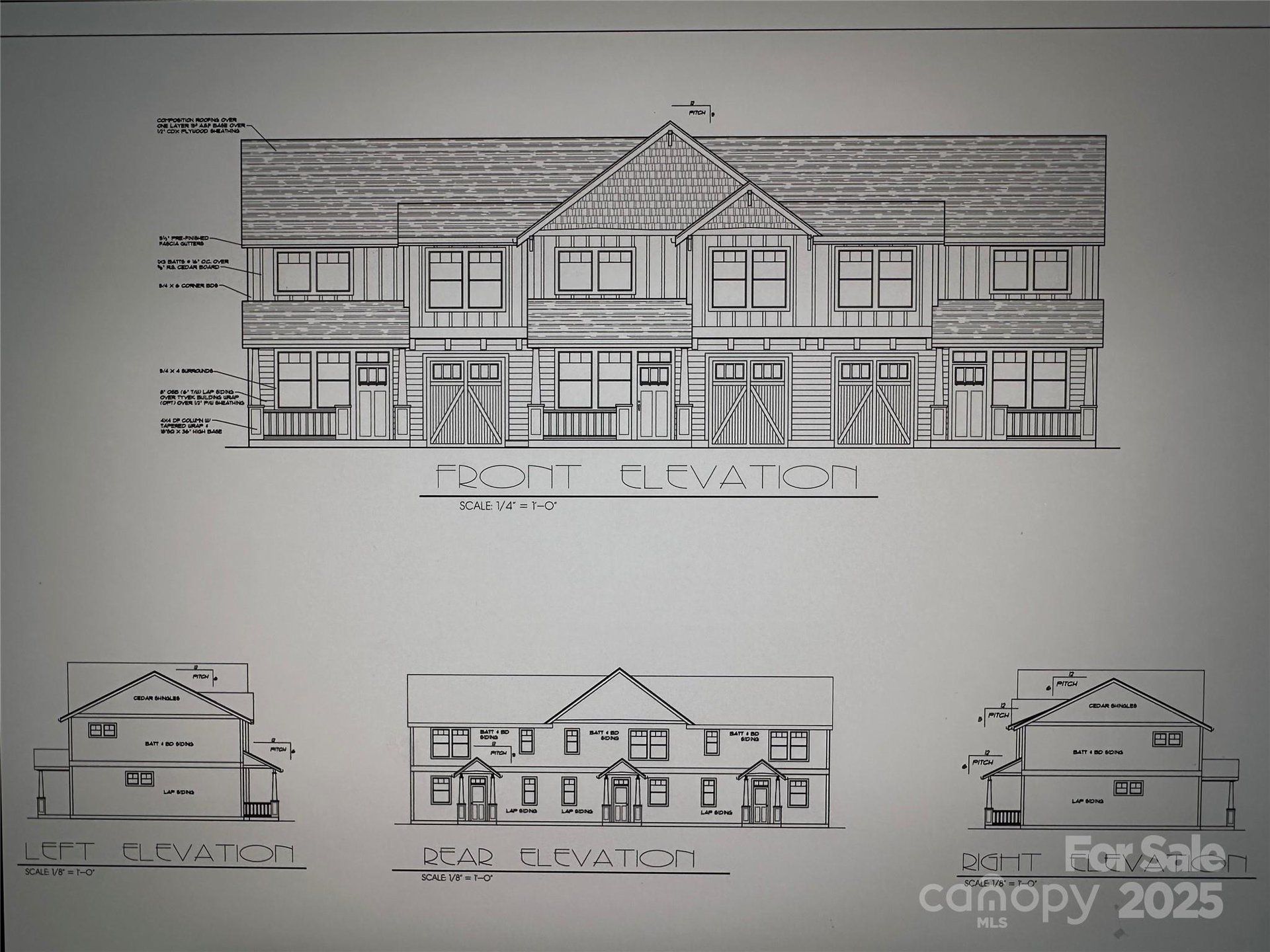 Exterior rendering of this home design in , Hickory, NC (Image 1).