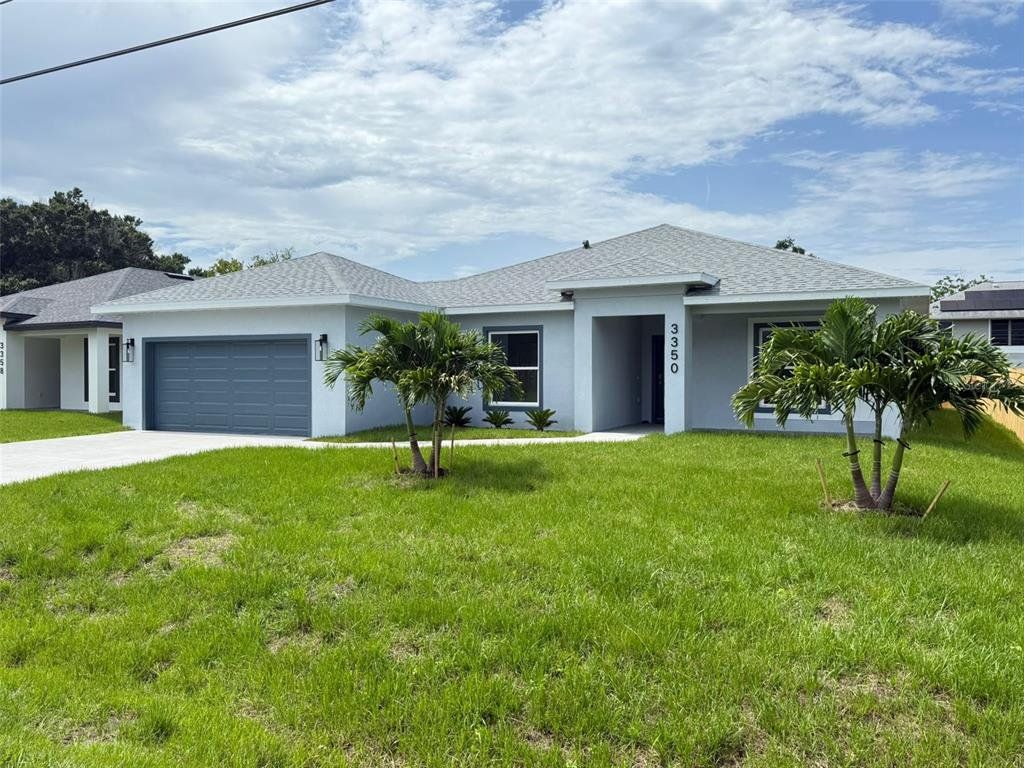 Front exterior of a new home in , Melbourne, FL, highlighting curb appeal (Image 1). Front exterior of a new home in , Melbourne, FL, highlighting curb appeal (Image 1).