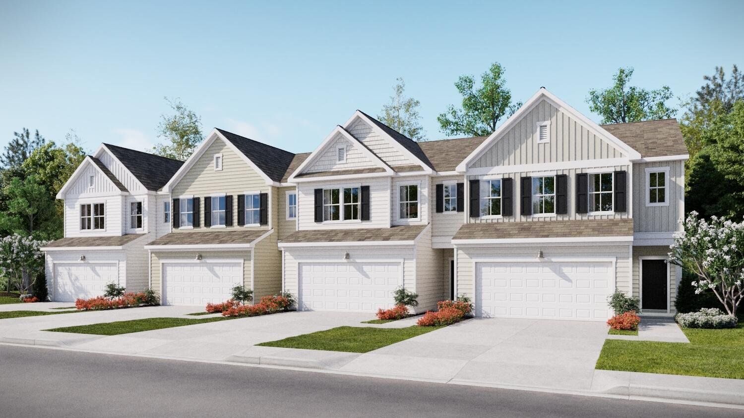 Front exterior of a new home in Dawson Pointe, Summerville, SC, highlighting curb appeal (Image 1). Front exterior of a new home in Dawson Pointe, Summerville, SC, highlighting curb appeal (Image 1).