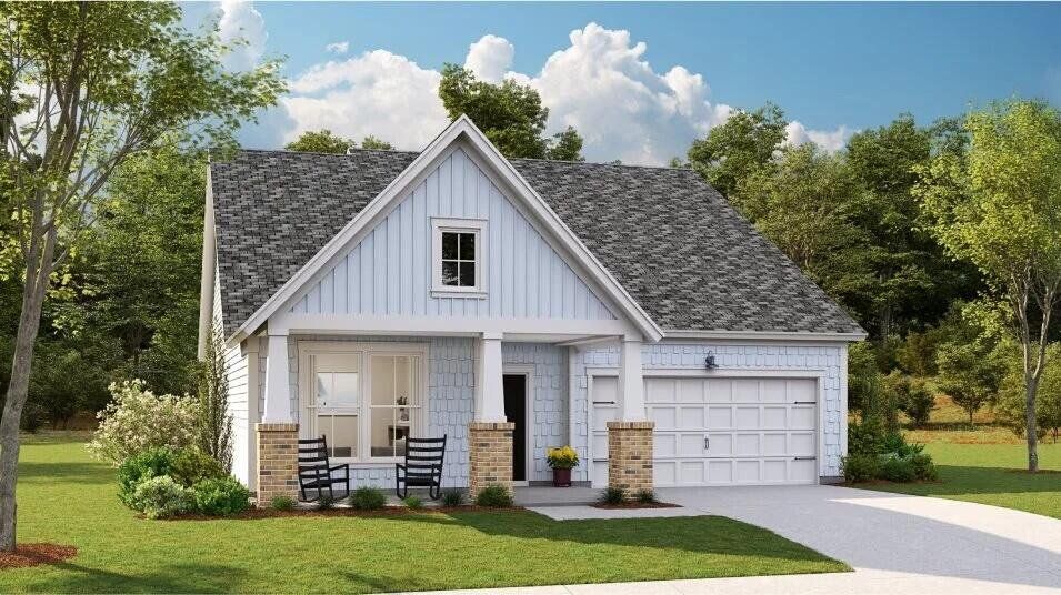 Front exterior of a new home in Limehouse Farms: Arbor Collection, Summerville, SC, highlighting curb appeal (Image 1).