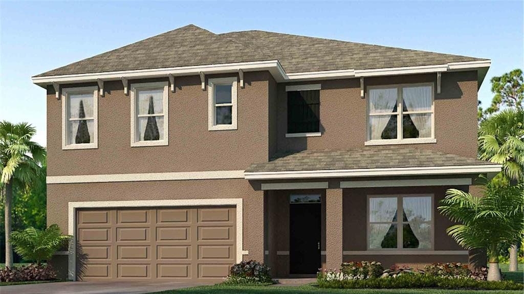 Front exterior of a new home in Sandhill, Dade City, FL, highlighting curb appeal (Image 1). Front exterior of a new home in Sandhill, Dade City, FL, highlighting curb appeal (Image 1).