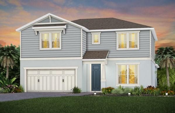 Front exterior of a new home in Tohoqua, Kissimmee, FL, highlighting curb appeal (Image 1). Front exterior of a new home in Tohoqua, Kissimmee, FL, highlighting curb appeal (Image 1).