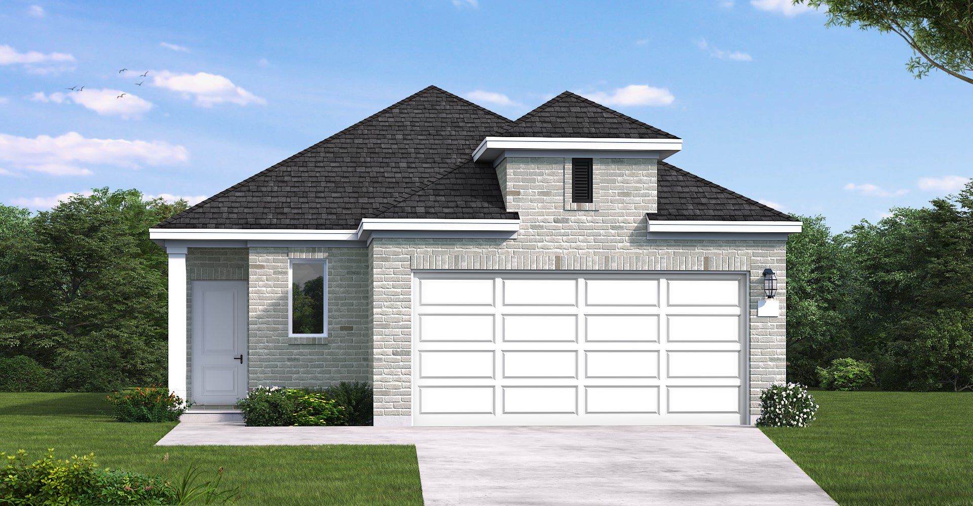 Front exterior of a new home in Heartland, Heartland, TX, highlighting curb appeal (Image 1). Front exterior of a new home in Heartland, Heartland, TX, highlighting curb appeal (Image 1).