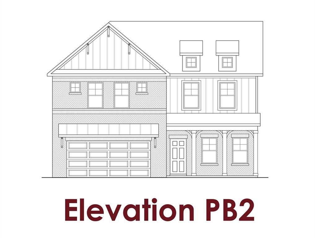 Exterior rendering of this home design in Greenefield, Cartersville, GA (Image 1). Exterior rendering of this home design in Greenefield, Cartersville, GA (Image 1).