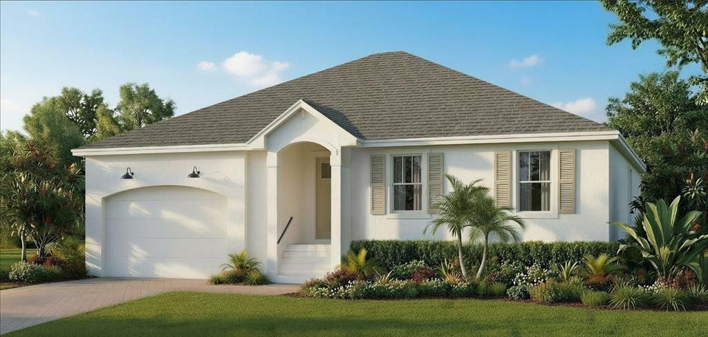 Front exterior of a new home in , Tampa, FL, highlighting curb appeal (Image 1). Front exterior of a new home in , Tampa, FL, highlighting curb appeal (Image 1).