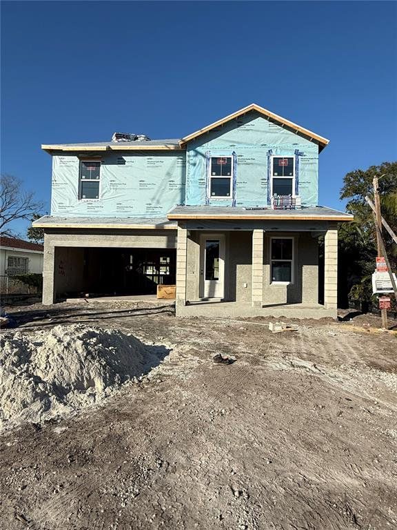 In-progress construction of a new home in South Tampa - Urban Collection, Tampa, FL (Image 1). In-progress construction of a new home in South Tampa - Urban Collection, Tampa, FL (Image 1).