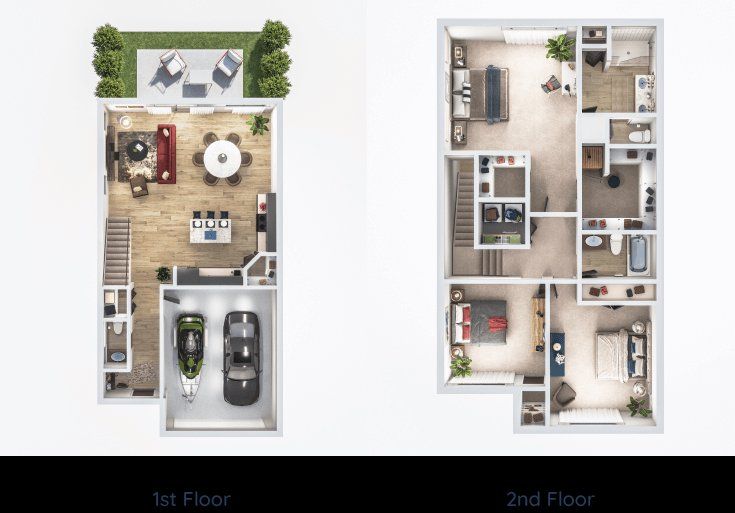 Image 1 representing the Exterior Unit by LSH Custom Builders in Grove at Celebration Pointe, Fort Pierce, FL.