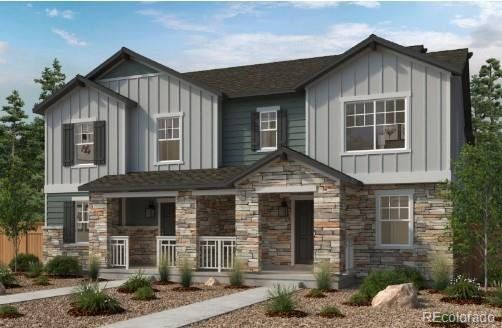 Front exterior of a new home in , Aurora, CO, highlighting curb appeal (Image 1).