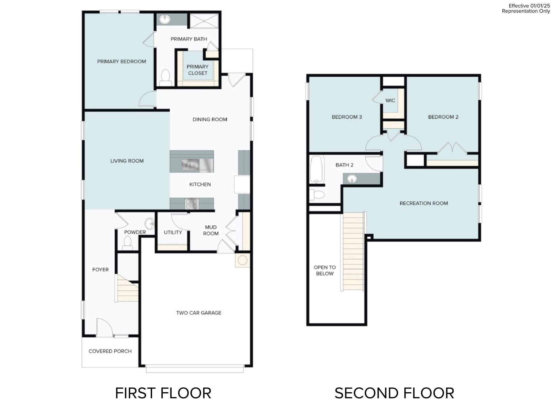 2D floor plan layout for the 2107 by Brohn Homes in Harvest Ridge, Elgin, TX (Image 1). 2D floor plan layout for the 2107 by Brohn Homes in Harvest Ridge, Elgin, TX (Image 1).