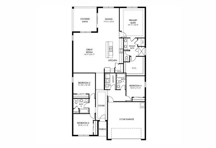 2D floor plan layout of this home in , Nokomis, FL (Image 1).