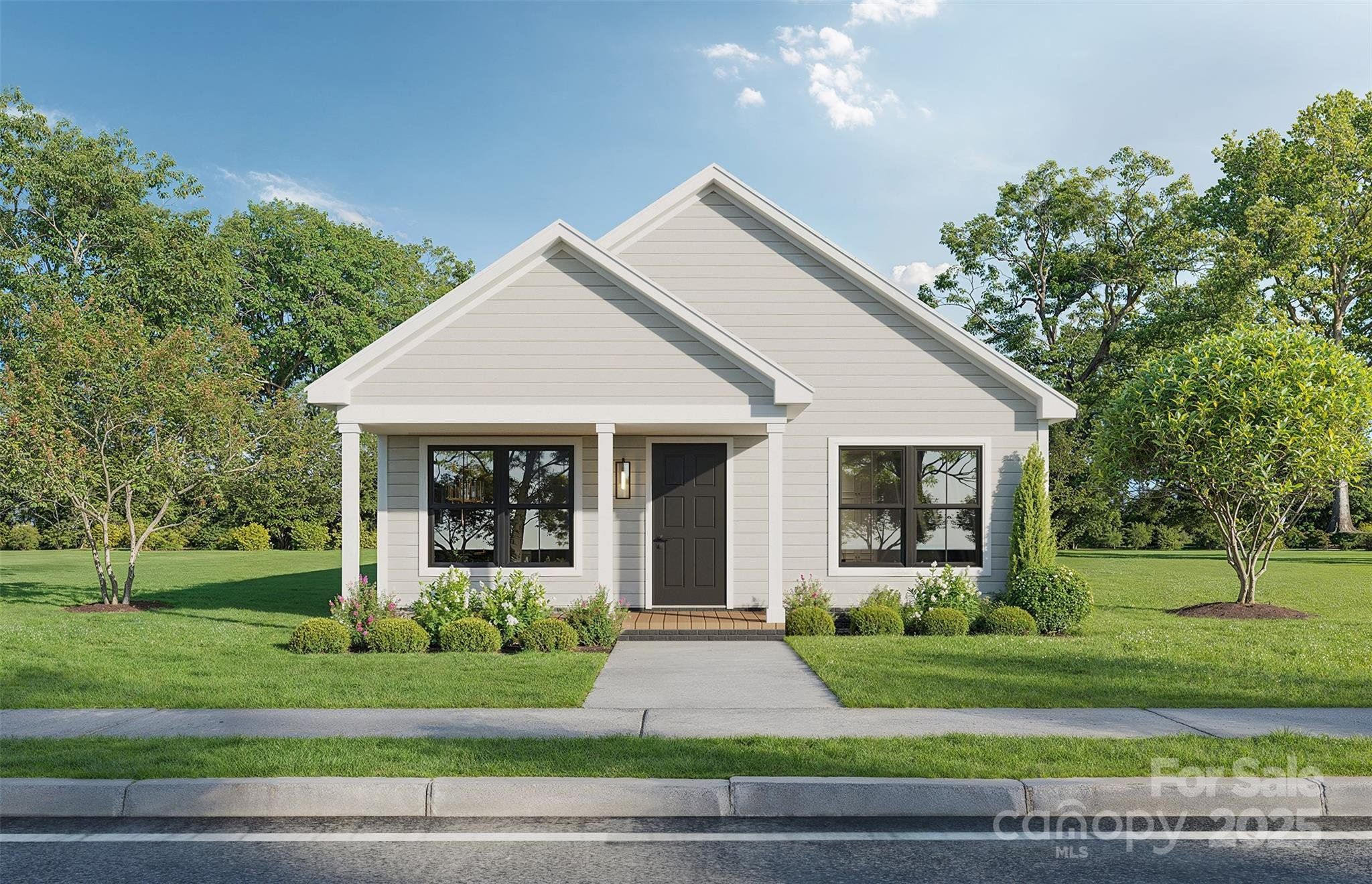 Front exterior of a new home in , Salisbury, NC, highlighting curb appeal (Image 1).