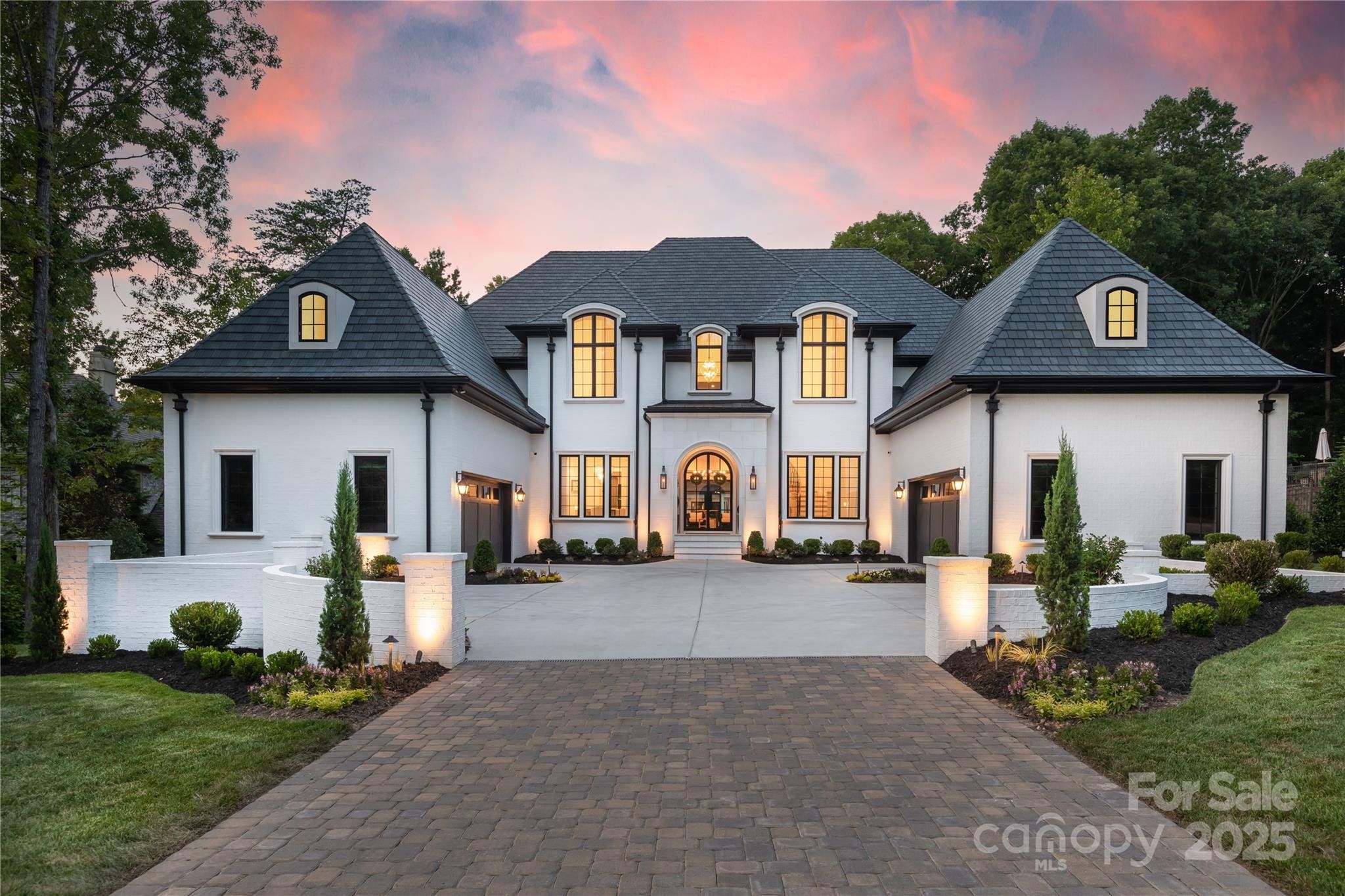 Front exterior of a new home in , Marvin, NC, highlighting curb appeal (Image 1).