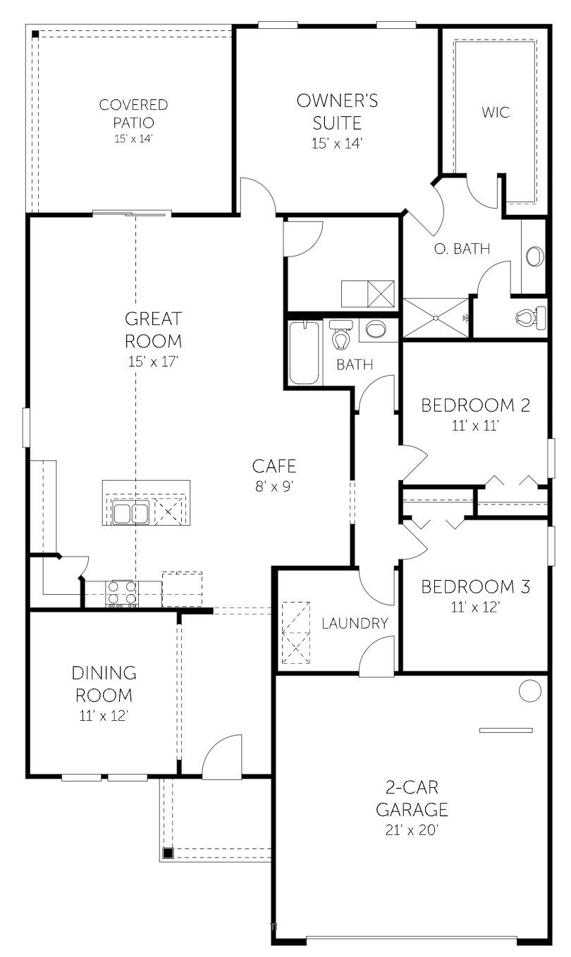 Image 1 representing the Emory - 53' Homesites by Dream Finders Homes in Cordova Palms, St. Augustine, FL.