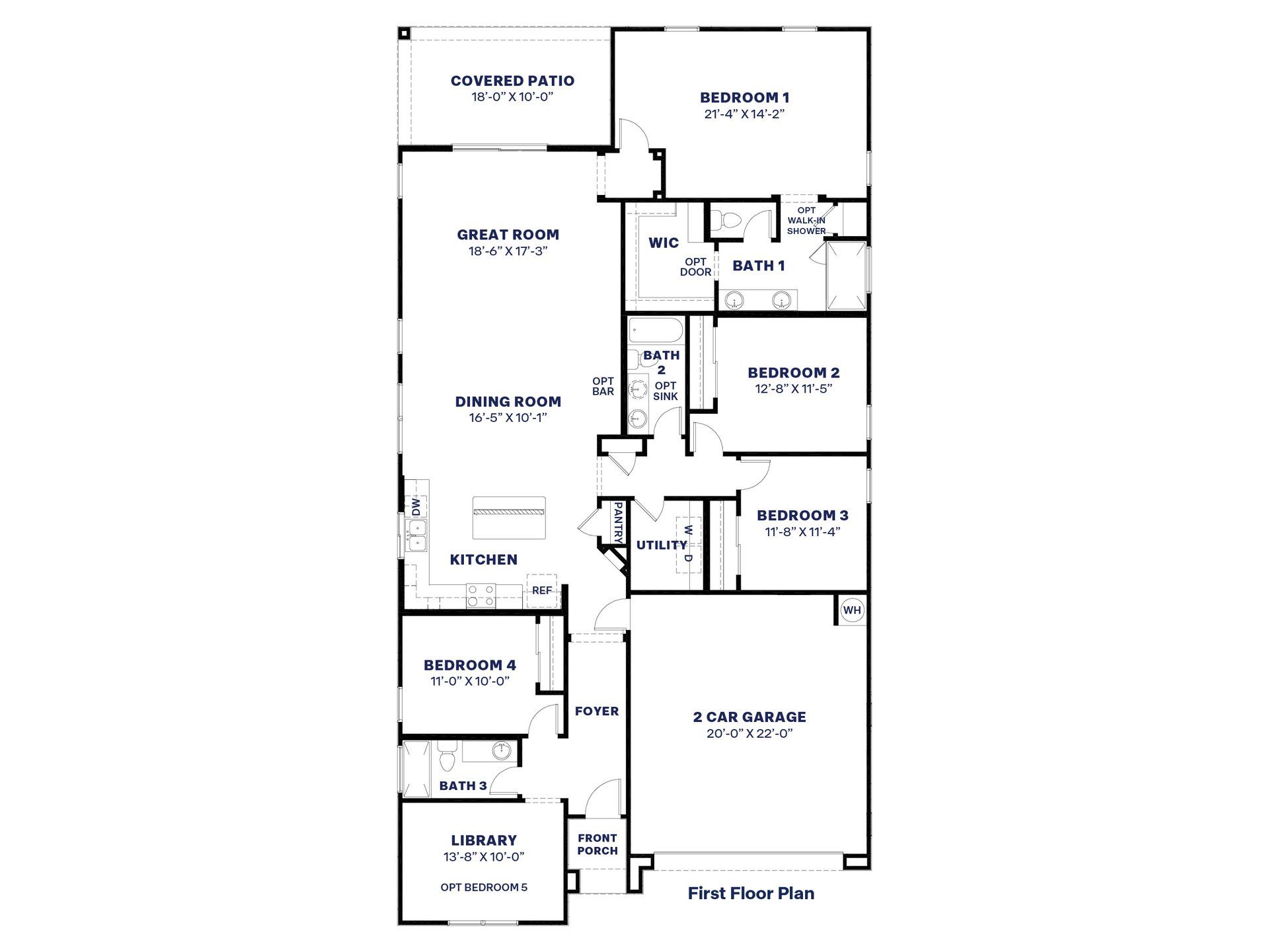 2D floor plan layout of this home in Zanjero Pass, Waddell, AZ (Image 1). 2D floor plan layout of this home in Zanjero Pass, Waddell, AZ (Image 1).