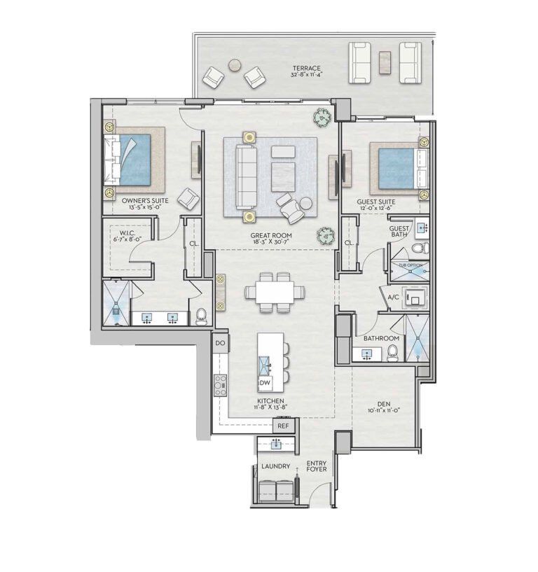 2D floor plan layout for the Curator by Kolter Urban in Art House, St. Petersburg, FL (Image 1). 2D floor plan layout for the Curator by Kolter Urban in Art House, St. Petersburg, FL (Image 1).