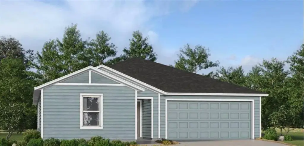 Front exterior of a new home in Marion Ranch: Marion Ranch 50s, Ocala, FL, highlighting curb appeal (Image 1).