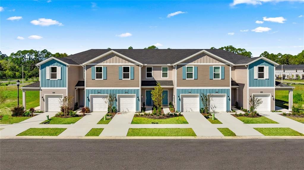 Front exterior of a new home in Tara Serena, Gainesville, FL, highlighting curb appeal (Image 1). Front exterior of a new home in Tara Serena, Gainesville, FL, highlighting curb appeal (Image 1).