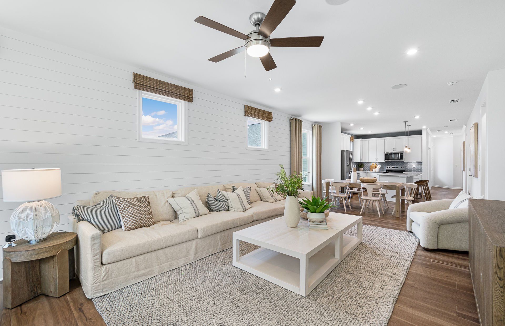 Furnished interior view inside a new home in Del Webb at Lake Oconee, Greensboro (Image 1). Furnished interior view inside a new home in Del Webb at Lake Oconee, Greensboro (Image 1).