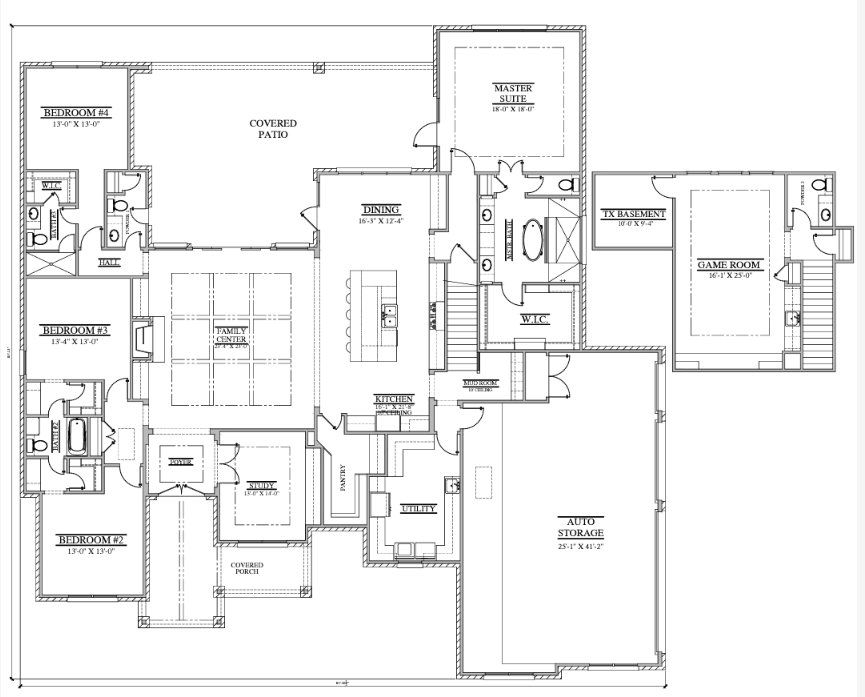 Image 1 representing the 4198 by Faircroft Homes in Arborwood, Waller, TX.