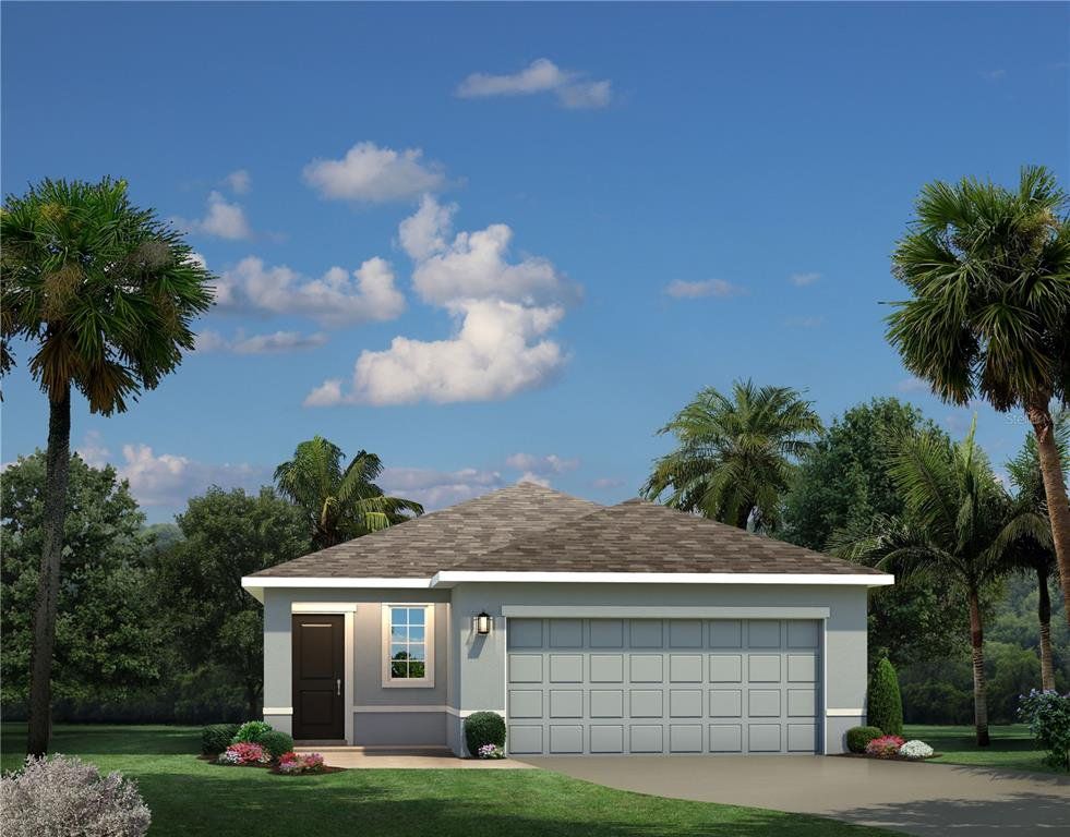 Front exterior of a new home in Lakewood Park, Deland, FL, highlighting curb appeal (Image 1).