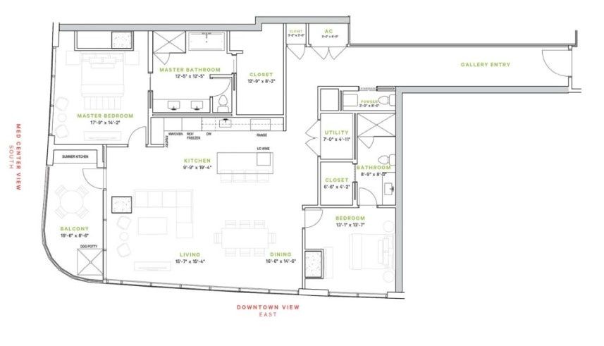 2D floor plan layout for the Brentwood by DC Partners in Residences At The Allen, Houston, TX (Image 1). 2D floor plan layout for the Brentwood by DC Partners in Residences At The Allen, Houston, TX (Image 1).