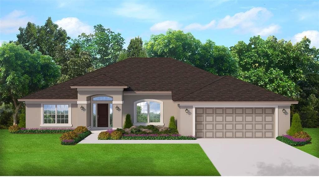 Front exterior of a new home in Cadence Crossing, Auburndale, FL, highlighting curb appeal (Image 1). Front exterior of a new home in Cadence Crossing, Auburndale, FL, highlighting curb appeal (Image 1).