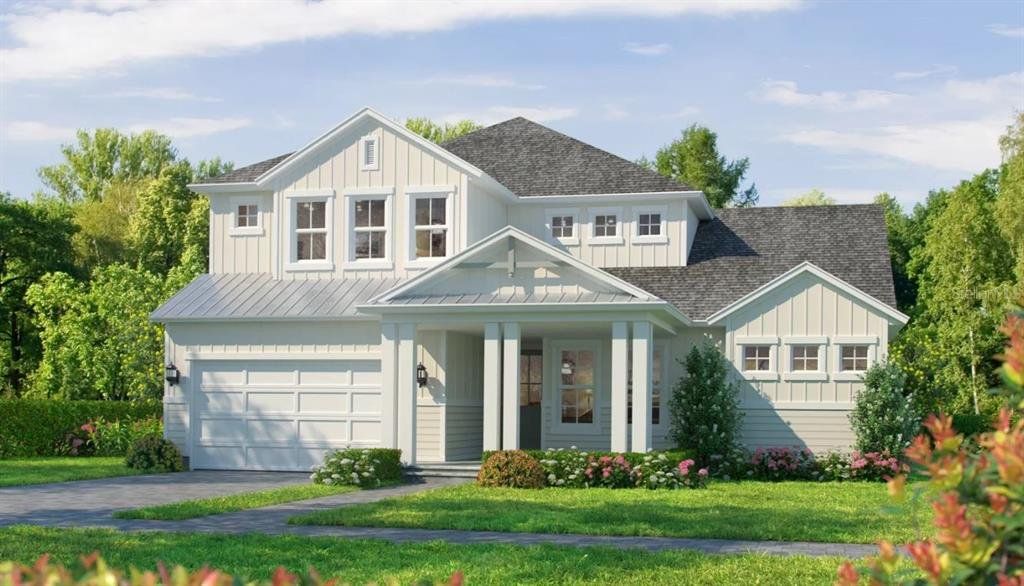 Front exterior of a new home in Oakmont, Gainesville, FL, highlighting curb appeal (Image 1). Front exterior of a new home in Oakmont, Gainesville, FL, highlighting curb appeal (Image 1).