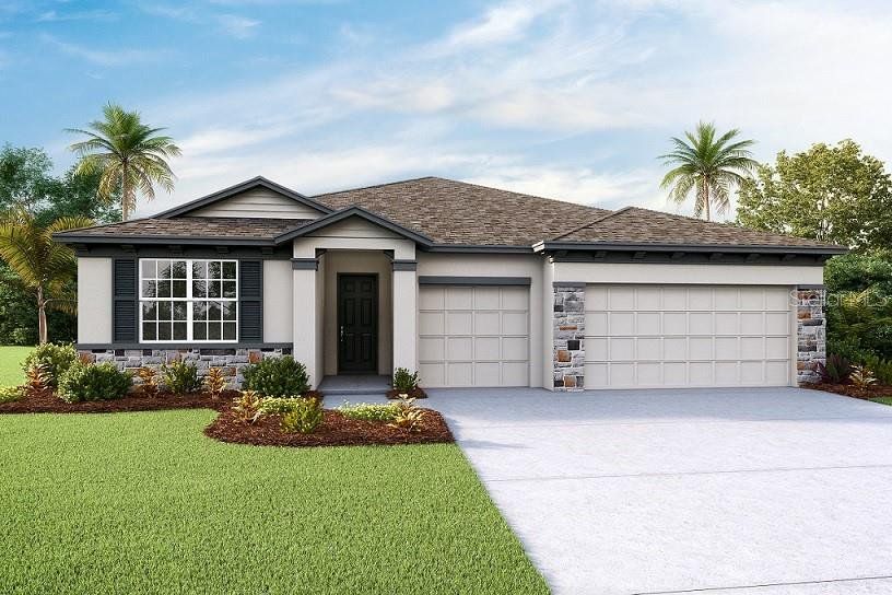 Front exterior of a new home in Waterford, Brooksville, FL, highlighting curb appeal (Image 1). Front exterior of a new home in Waterford, Brooksville, FL, highlighting curb appeal (Image 1).