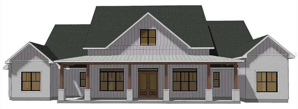 Exterior rendering of this home design in , High Springs, FL (Image 1). Exterior rendering of this home design in , High Springs, FL (Image 1).