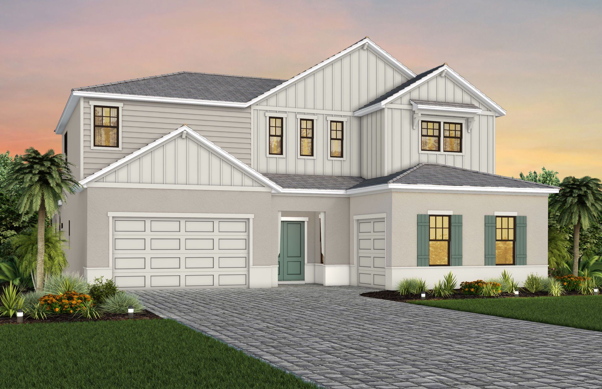 Livingston II Exterior FH2 | Colannade Gray