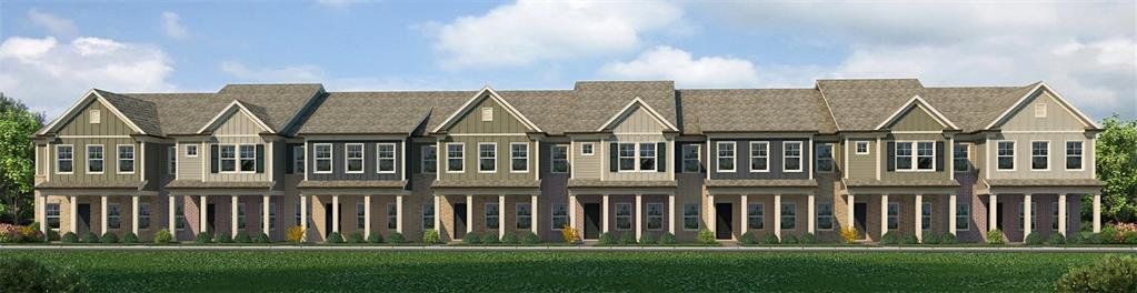 Front exterior of a new home in , Loganville, GA, highlighting curb appeal (Image 1).