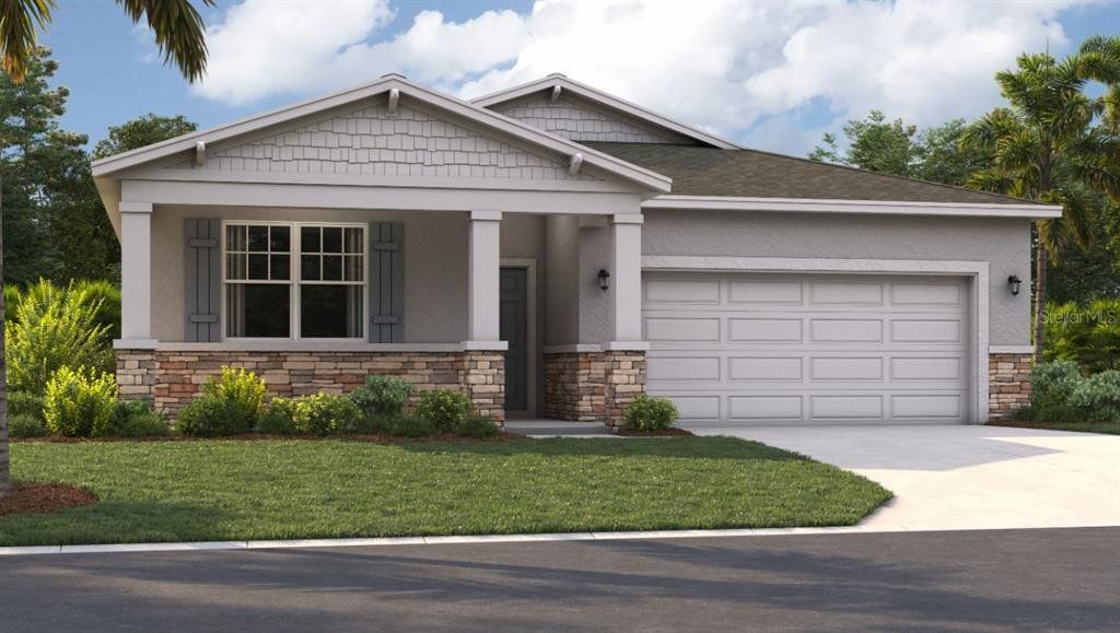 Front exterior of a new home in Scenic Terrace, Lake Hamilton, FL, highlighting curb appeal (Image 1). Front exterior of a new home in Scenic Terrace, Lake Hamilton, FL, highlighting curb appeal (Image 1).