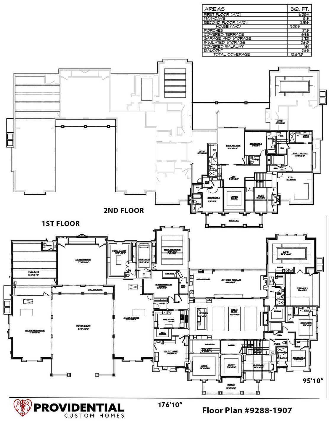 2D floor plan layout for the Plan 1907 by PROVIDENTIAL CUSTOM HOMES in 1830 Place, Argyle, TX (Image 1). 2D floor plan layout for the Plan 1907 by PROVIDENTIAL CUSTOM HOMES in 1830 Place, Argyle, TX (Image 1).