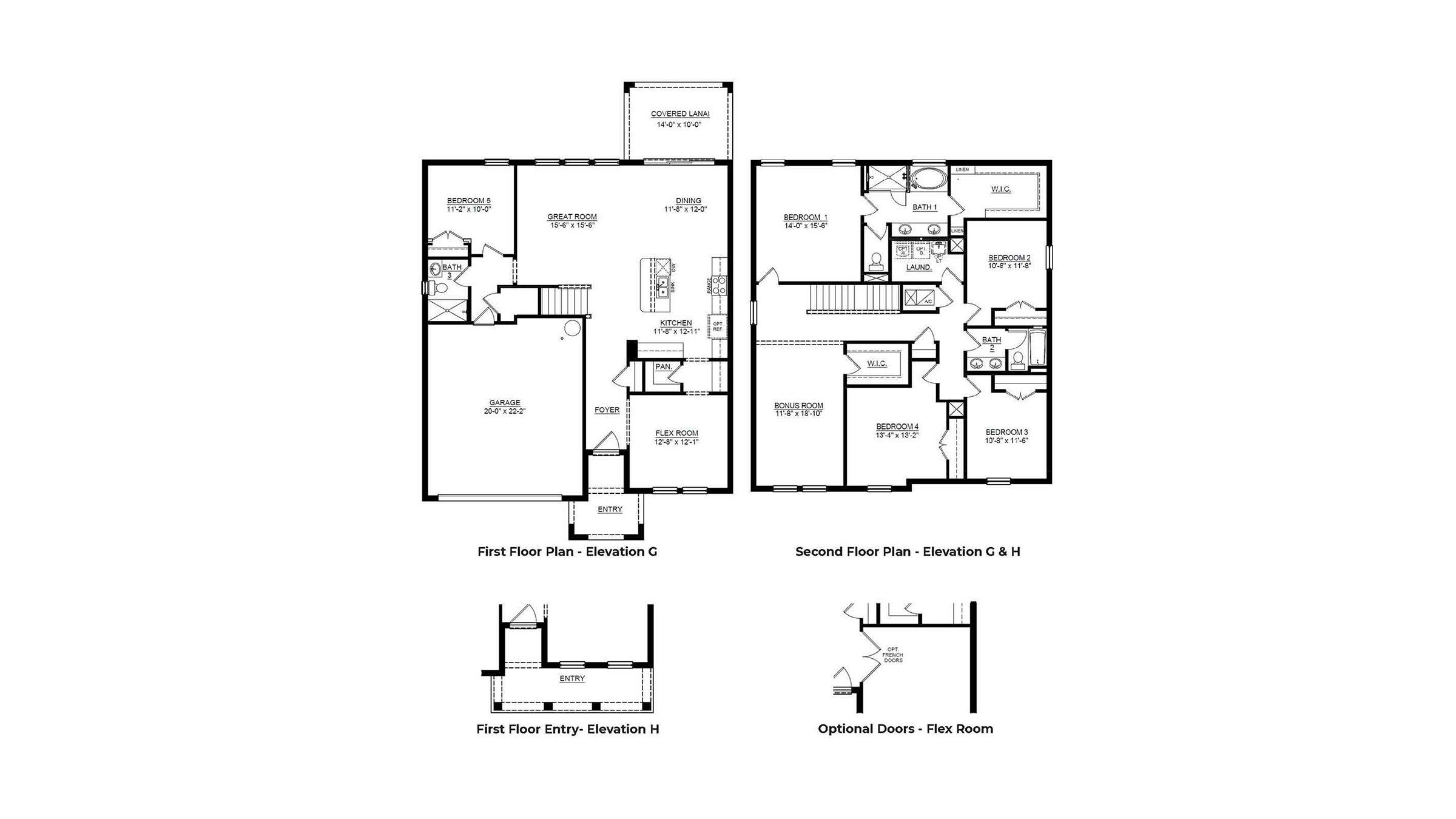 2D floor plan layout for the Hemingway by D.R. Horton in Mirada, San Antonio, FL (Image 1). 2D floor plan layout for the Hemingway by D.R. Horton in Mirada, San Antonio, FL (Image 1).