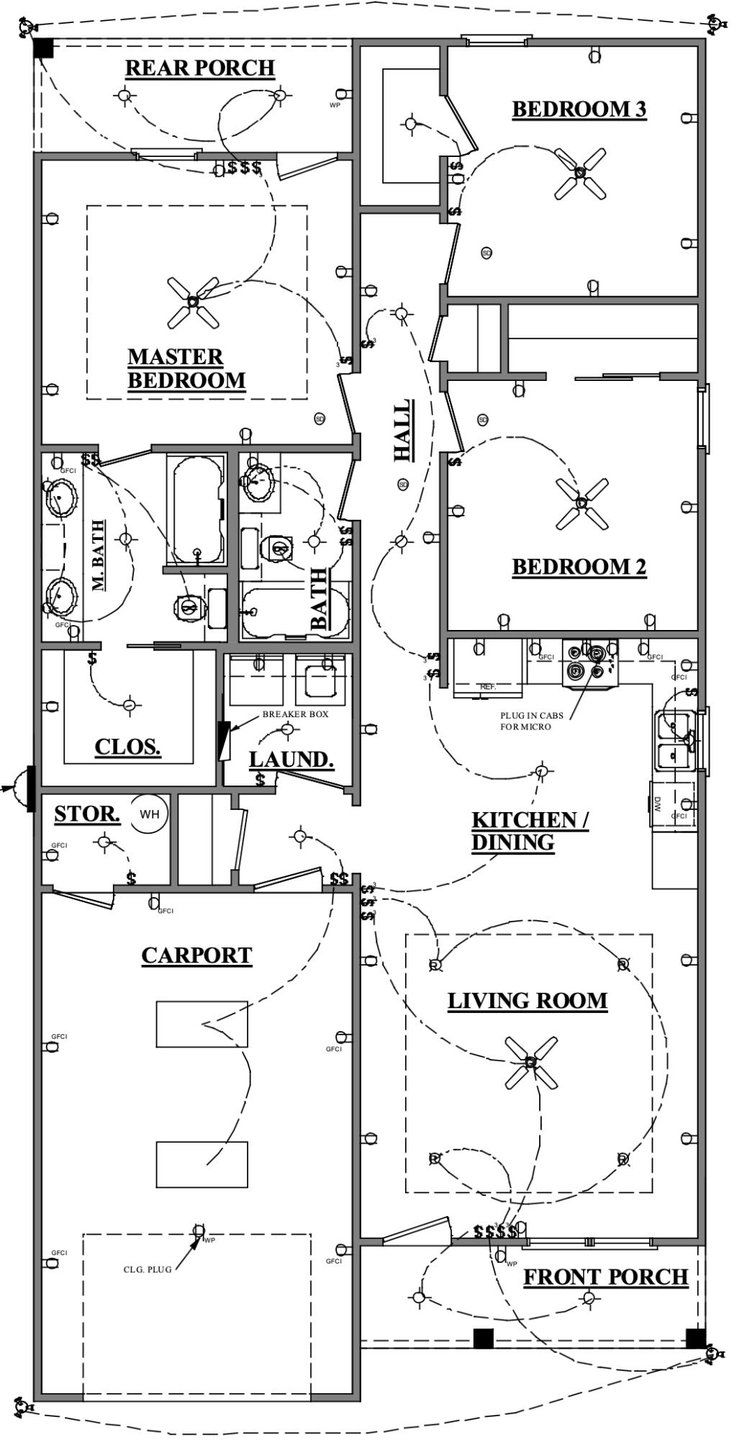 2D floor plan layout of this home in , Goose Creek, SC (Image 1).
