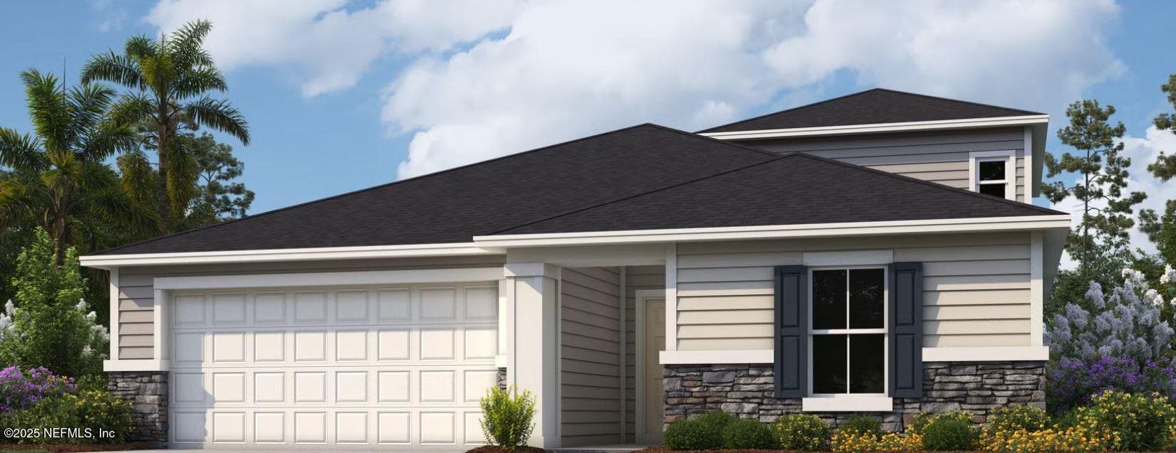 Front exterior of a new home in , Orange Park, FL, highlighting curb appeal (Image 1). Front exterior of a new home in , Orange Park, FL, highlighting curb appeal (Image 1).