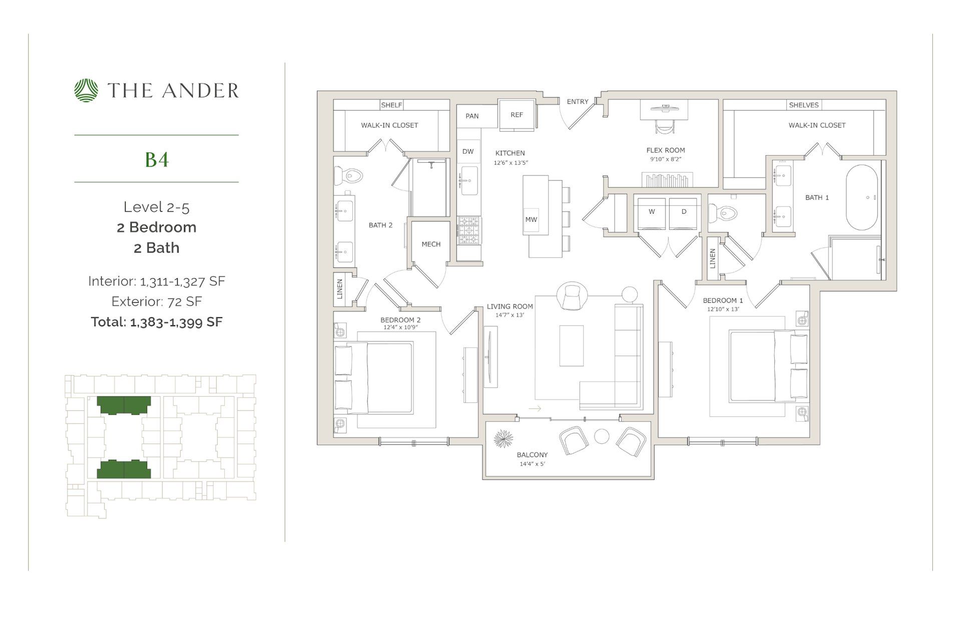 2D floor plan layout for the B4 by Ledgestone Development Group in The Ander, Austin, TX (Image 1). 2D floor plan layout for the B4 by Ledgestone Development Group in The Ander, Austin, TX (Image 1).