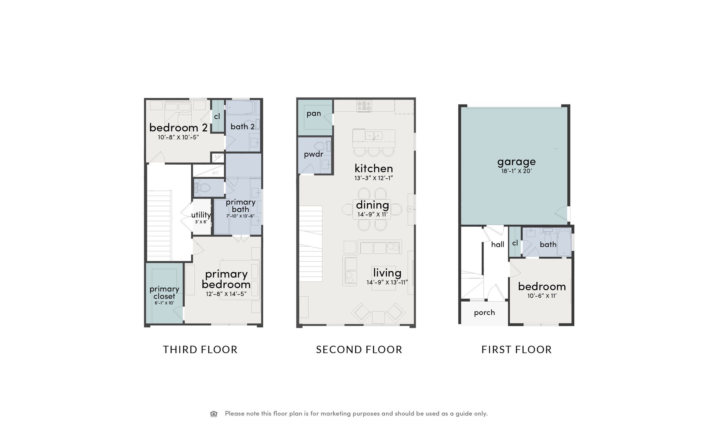 2D floor plan layout for the Plan B by ONYX Residential Group in McGowen, Houston, TX (Image 1). 2D floor plan layout for the Plan B by ONYX Residential Group in McGowen, Houston, TX (Image 1).