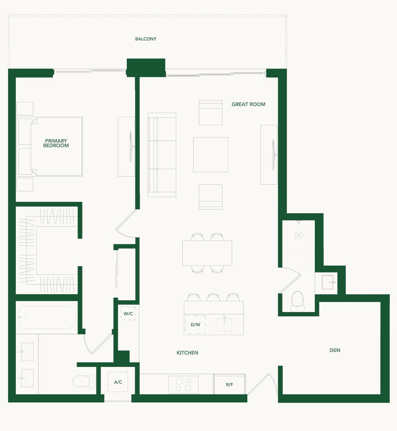 2D floor plan layout for the TYPE S by Aria Development Group in 2200 Brickell, Miami, FL (Image 1). 2D floor plan layout for the TYPE S by Aria Development Group in 2200 Brickell, Miami, FL (Image 1).