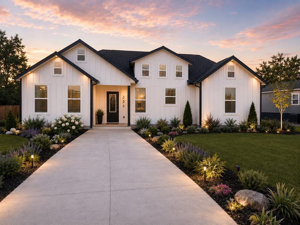 Front exterior of a new home in , Bridgeport, TX, highlighting curb appeal (Image 1). Front exterior of a new home in , Bridgeport, TX, highlighting curb appeal (Image 1).