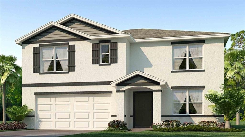 Front exterior of a new home in Summit View, Dade City, FL, highlighting curb appeal (Image 1). Front exterior of a new home in Summit View, Dade City, FL, highlighting curb appeal (Image 1).