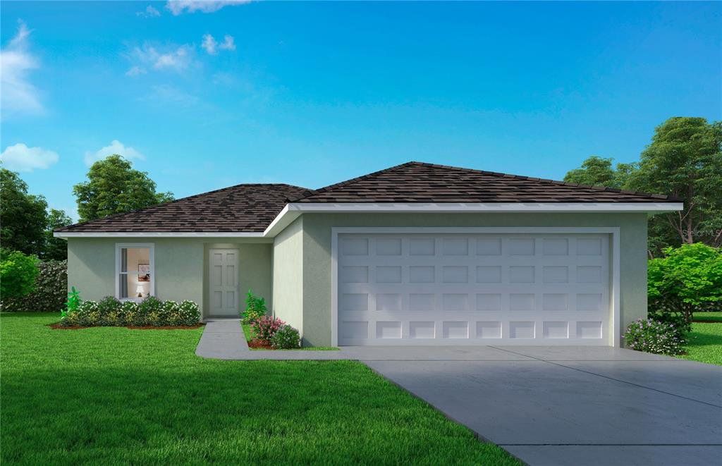 Front exterior of a new home in Poinciana, Poinciana, FL, highlighting curb appeal (Image 1). Front exterior of a new home in Poinciana, Poinciana, FL, highlighting curb appeal (Image 1).