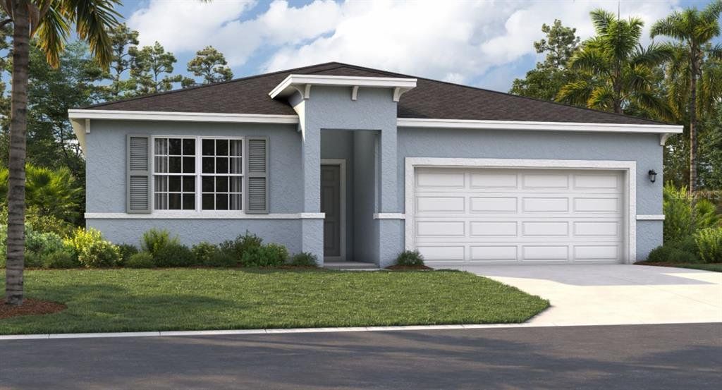 Front exterior of a new home in Avalon Park Tavares Single Family Homes, Tavares, FL, highlighting curb appeal (Image 1). Front exterior of a new home in Avalon Park Tavares Single Family Homes, Tavares, FL, highlighting curb appeal (Image 1).