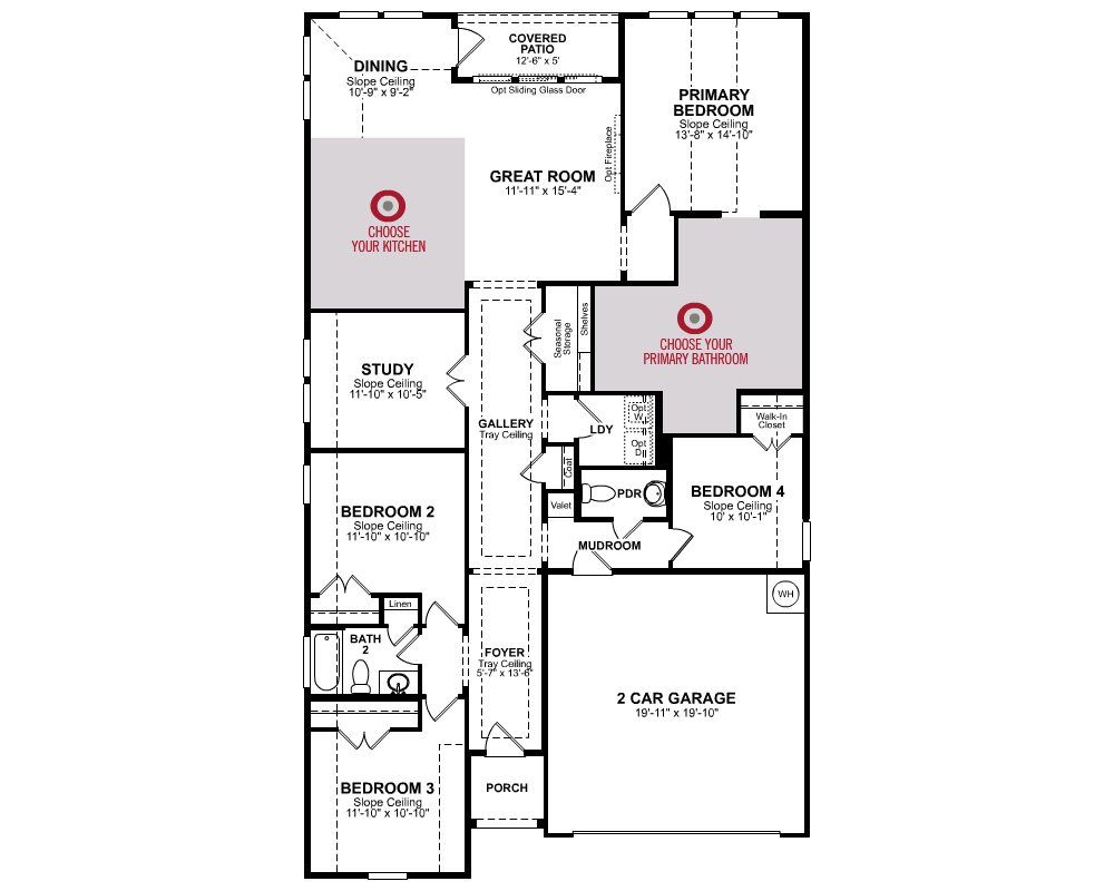 2D floor plan layout of this home in Parklands Estates, Schertz, TX (Image 1). 2D floor plan layout of this home in Parklands Estates, Schertz, TX (Image 1).