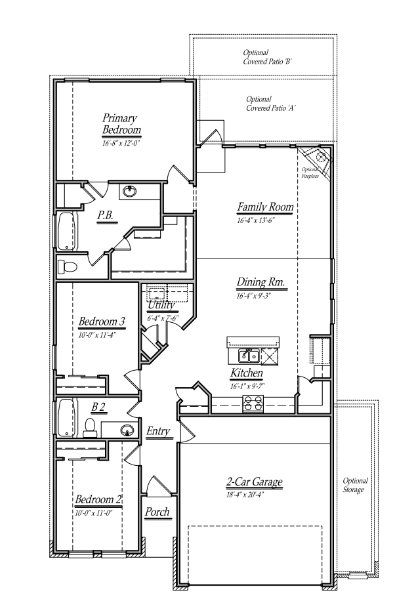 2D floor plan layout for the 209 by Long Lake Ltd. in Telge Ranch, Cypress, TX (Image 1). 2D floor plan layout for the 209 by Long Lake Ltd. in Telge Ranch, Cypress, TX (Image 1).