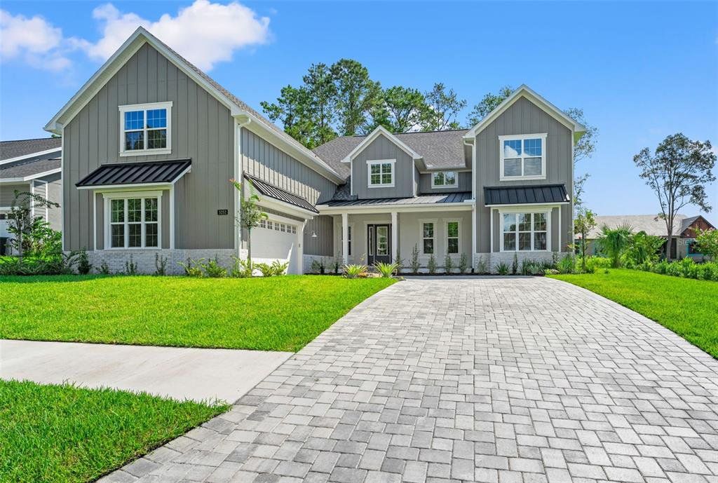 Front exterior of a new home in , Brooksville, FL, highlighting curb appeal (Image 1). Front exterior of a new home in , Brooksville, FL, highlighting curb appeal (Image 1).