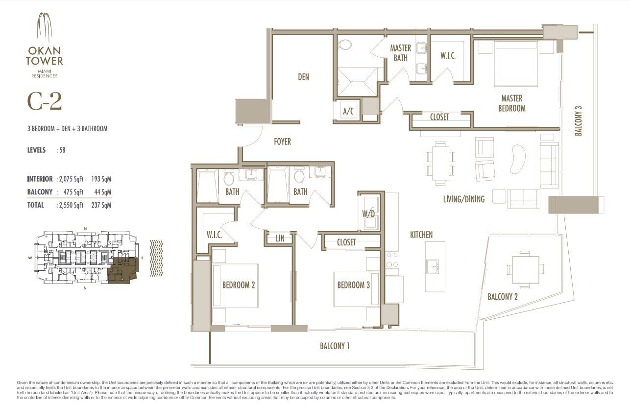 Image 1 representing the C2 by Okan Group Development in Okan Tower, Miami, FL.