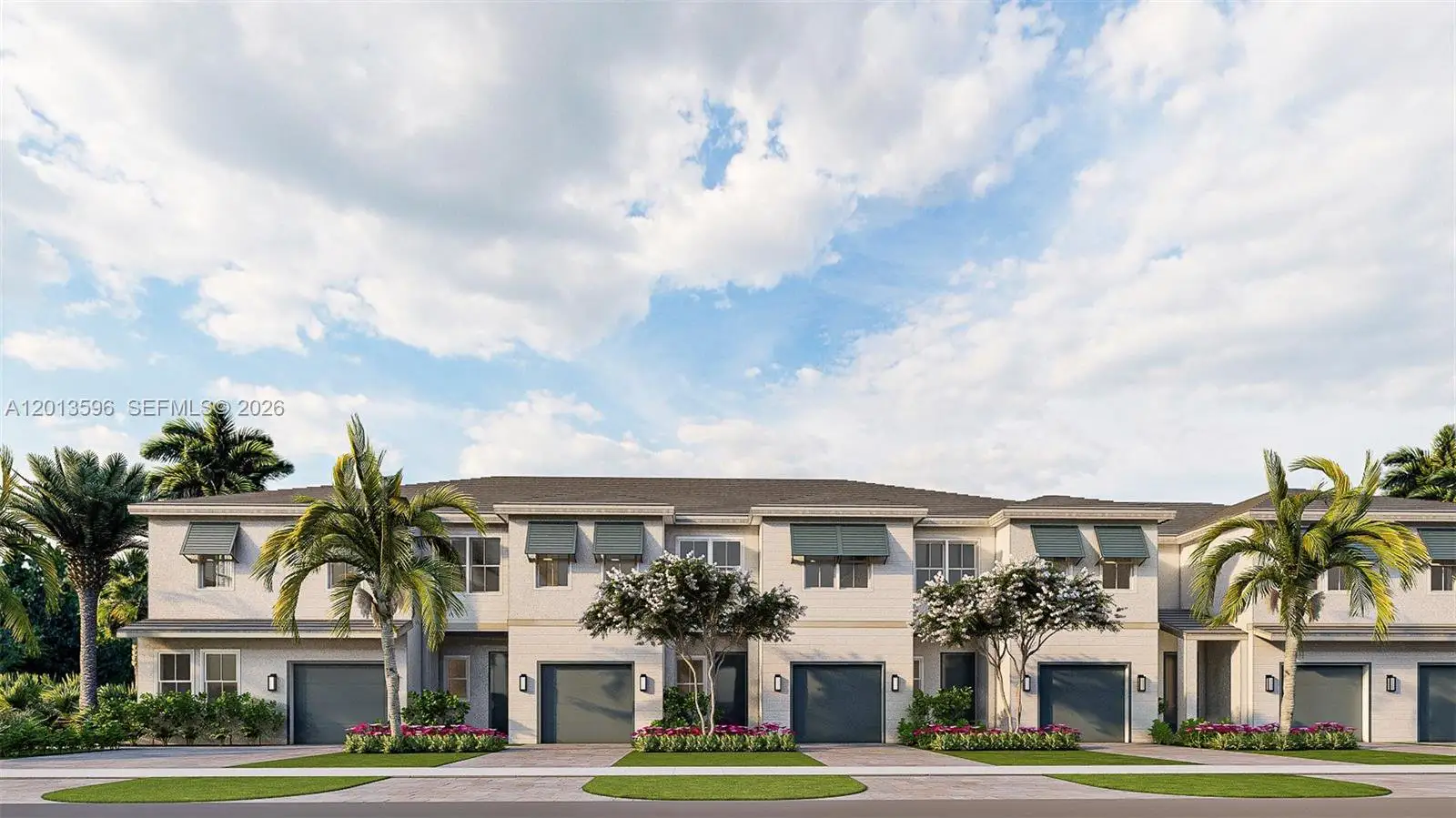 Front exterior of a new home in , Homestead, FL, highlighting curb appeal (Image 1). Front exterior of a new home in , Homestead, FL, highlighting curb appeal (Image 1).