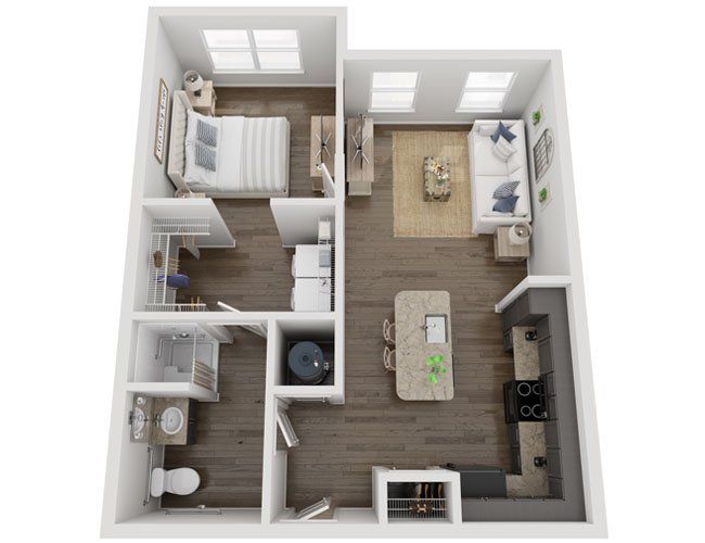 2D floor plan layout for the A1 ANSI by Prestwick Companies in Symphony at Lakewood West, Atlanta, GA (Image 1). 2D floor plan layout for the A1 ANSI by Prestwick Companies in Symphony at Lakewood West, Atlanta, GA (Image 1).