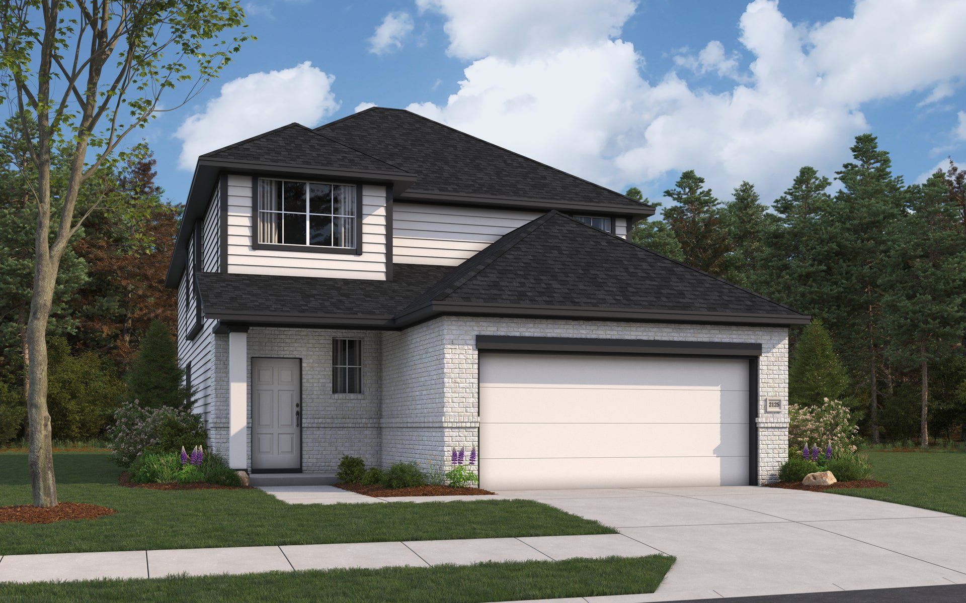 Linden - Elevation A - Color Scheme 1 Linden - Elevation A - Color Scheme 1